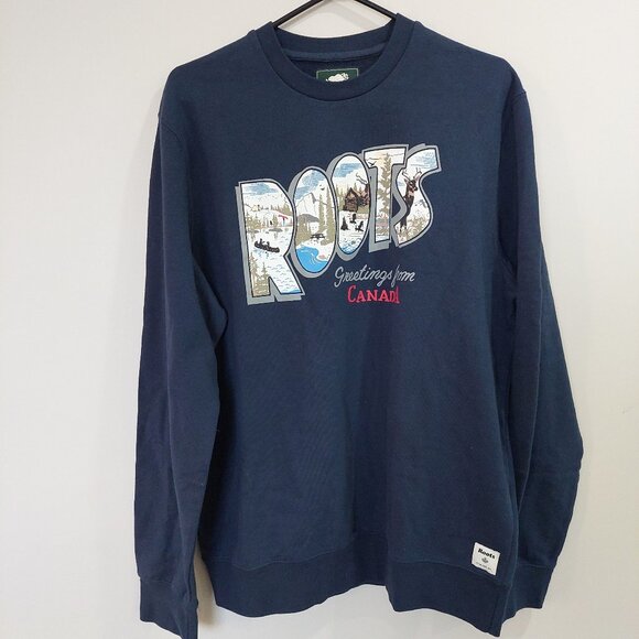 Roots Other - Roots "Greetings From Canada" crewneck sweatshirt, Unisex M